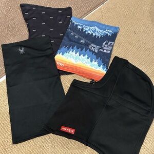Neck Gaiters! 4 different ones, different brands and styles. Great condition